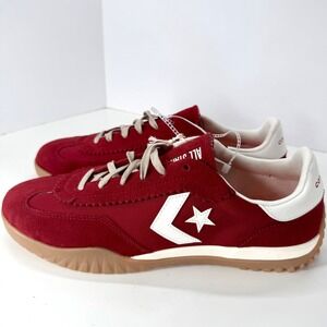 NWT Converse Suede Run Star Trainer Back Alley Brick Men's Sneaker Shoes 10.5